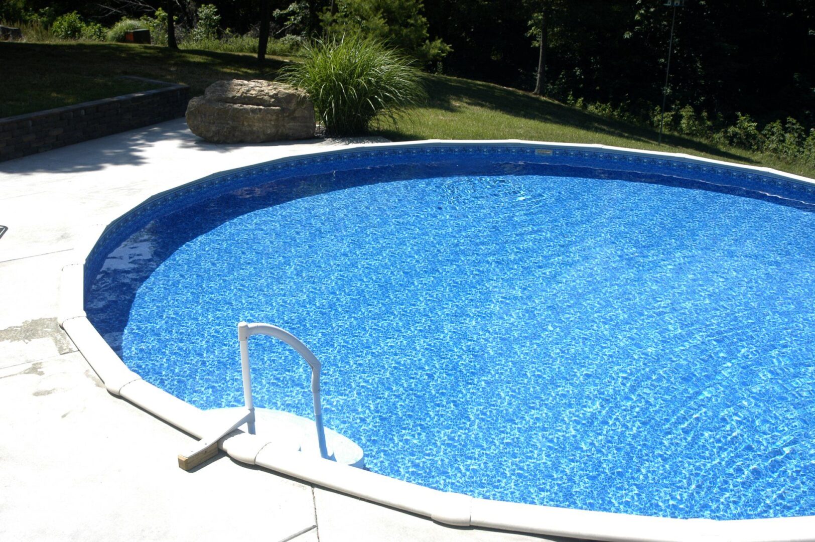 An image of a newly installed pool