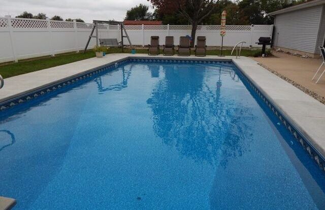 An inground pool project of Leisure Pool Supply